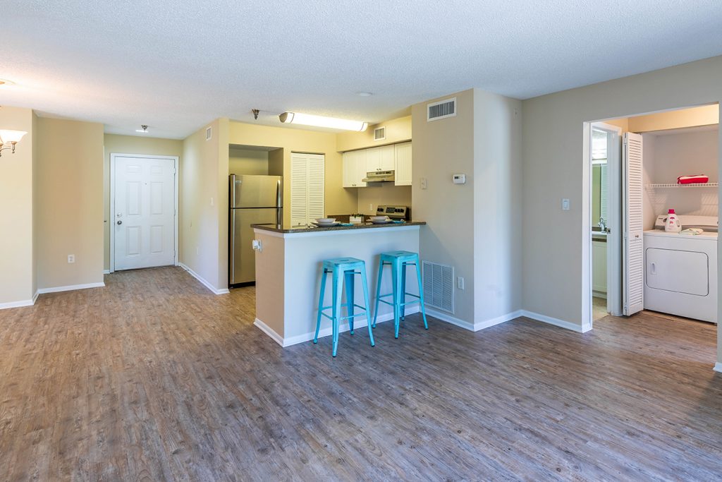 The Cypress (1 Bedroom): Beautiful wood laminate flooring available